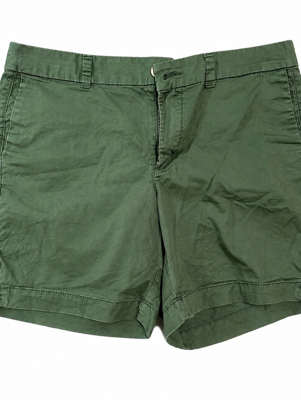 Old Navy Women's Olive Green Flat-Front Shorts